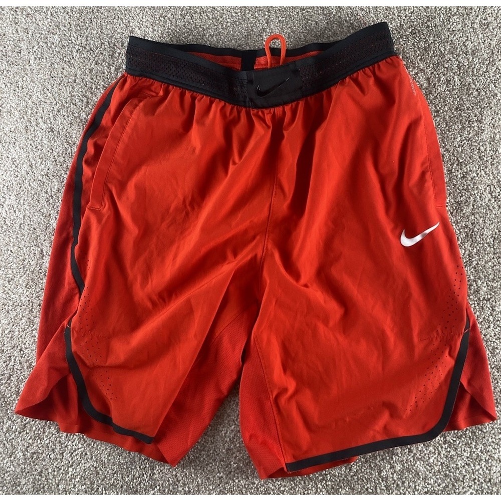 Nike Basketball Aeroswift Shorts 8.5" Mens L Red Athletic Gym Sports 776115-657